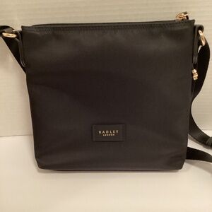 Radley London black nylon crossbody, NWOT